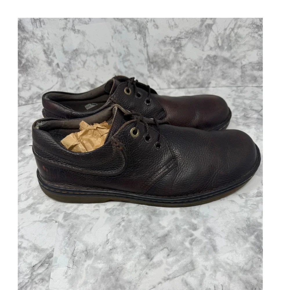 Dr. Martens Hampshire Mens 13 Brown Leather Oxford Shoes AW004 AirWair Low‎ Top